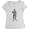 Soldier Colorful Women's Triblend Scoop T-shirt