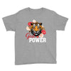 Girl Power White Write Youth Tee