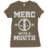 merc with a mouth Ladies Fitted T-Shirt