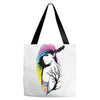 rainbow girl Tote Bags