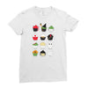 cupcake costume party Ladies Fitted T-Shirt