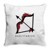 sagittarius rose Throw Pillow