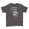 in the garage working on my honda Youth Tee
