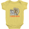 This Girl Loves Her Lhasa Apso Baby Onesie