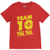 team 10  gold V-Neck Tee