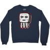 minecraft ghast drawing Crewneck Sweatshirt