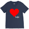 Besties Heart Family Matching V-Neck Tee