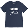 military army infidel V-Neck Tee