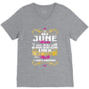 i am a june women V-Neck Tee