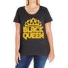 black queen Ladies Curvy T-Shirt