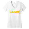 it's on like obi wan Women's V-Neck T-Shirt