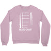 beard length chart Crewneck Sweatshirt