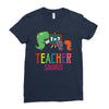 teacher saurus Ladies Fitted T-Shirt