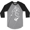 undefeated stencil football 3/4 Sleeve Shirt