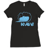 wave Ladies Fitted T-Shirt