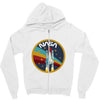 Nasa  Blue White Yellow Color Zipper Hoodie