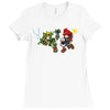 mario vs link Ladies Fitted T-Shirt