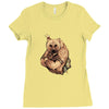 Guclu Ayı Ladies Fitted T-Shirt