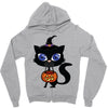 witch cat Zipper Hoodie