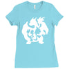 charmander charmeleon charizard pokemon graphic Ladies Fitted T-Shirt