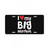 I Love My Big Brother License Plate