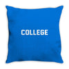 college Throw Pillow