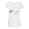 nuke the whales Maternity Scoop Neck T-shirt