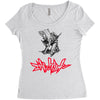 neon genesis evangelion  eva 01 Women's Triblend Scoop T-shirt