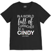 in a world full of grinches be a cindy lou who V-Neck Tee