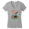 little cthulhu Women's V-Neck T-Shirt