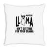 nurse lama Throw Pillow
