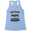 Super Cool Papa Of A Freaking Awesome Grandson Racerback Tank