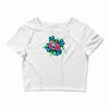 skull pops Crop Top