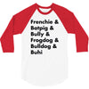 frenchies united 3/4 Sleeve Shirt