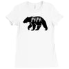 papa Ladies Fitted T-Shirt