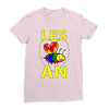 gay pride parade lgbt lesbian gay bi trans queer pan light Ladies Fitted T-Shirt