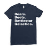 bears, beets, battlestar galactica Ladies Fitted T-Shirt