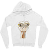 Deve kuşu Zipper Hoodie