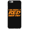 red ginger hair day iPhone 6/6s Case