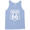 route 66 stampa bianca starda america sport Tank Top