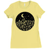 geometric sky Ladies Fitted T-Shirt