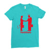 handshake Ladies Fitted T-Shirt