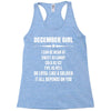 Super December Girl Racerback Tank
