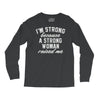 strong woman Long Sleeve Shirts