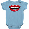 lips red Baby Bodysuit