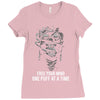 Free Your Mind One Puff At A Time Ladies Fitted T-Shirt