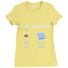 select your monday Ladies Fitted T-Shirt