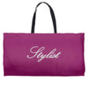 stylist rhinestone Weekender Totes