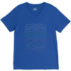 linear landscape V-Neck Tee