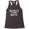 schrute farm beets Racerback Tank